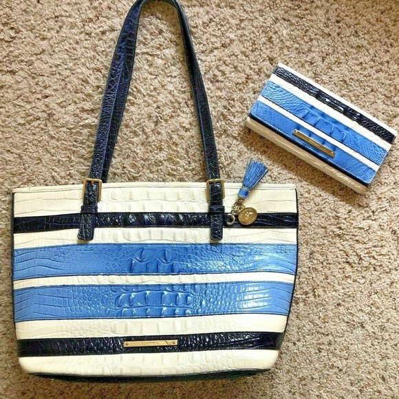 Brahmin Handbags - Brahmin Medium Asher Regatta Vineyard & Wallet